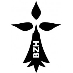 Stickers drapeau rond bretagne