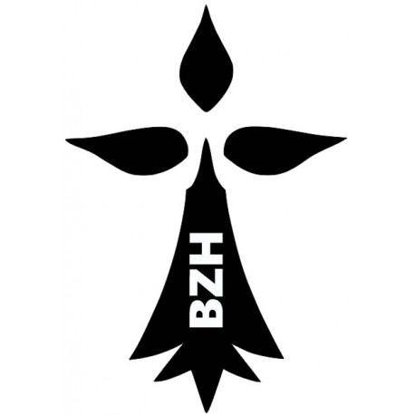 Stickers drapeau rond bretagne