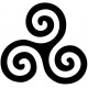 Stickers triskel symbole breton