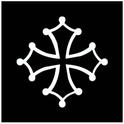 Autocollant blason occitanie