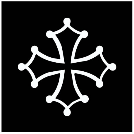 Autocollant blason occitanie