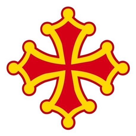 Sticker croix occitanie