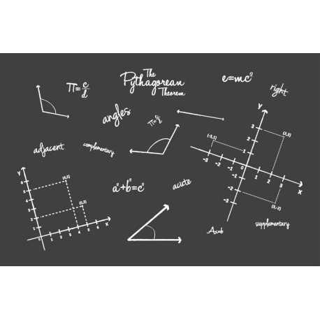 autocollant mathématiques