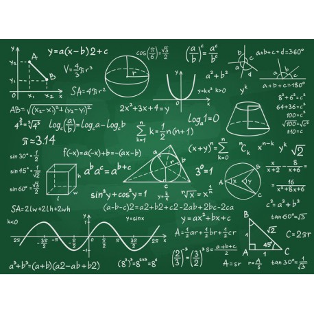 autocollant mural maths