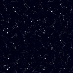 sticker ciel nuit etoiles