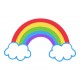mural autocollant deco arc en ciel