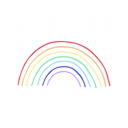 autocollant mural arc en ciel pas cher