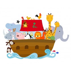 sticker enfant arche de noe