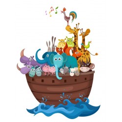 stickers arche de noe decoration