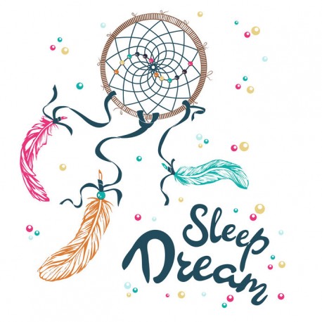 autocollant attrape reve chambre