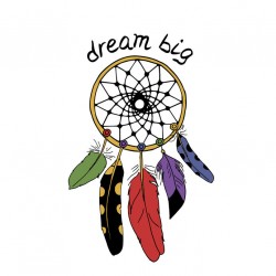 autocollant boho deco fille