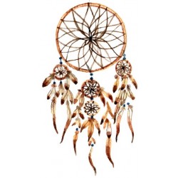 sticker attrape reve multicolore