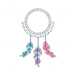 sticker mural attrape reve vibes