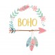 stickers muraux boho geant
