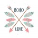 stickers muraux boho pastel