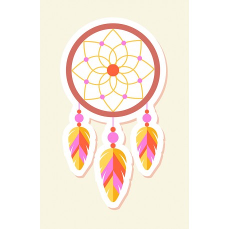 stickers muraux boho love