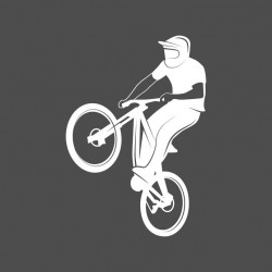 autocollant bmx en lettres