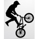 autocollant mural bmx chambre garcon