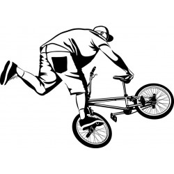 sticker bmx garcon