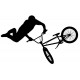 sticker mural bmx freestyle decoratif