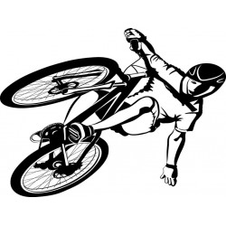 stickers muraux bmx chambre