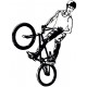 stickers velo bmx noir et rouge