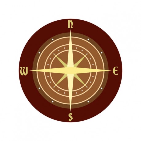 stickers boussole pas cher
