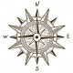 stickers boussole ronde