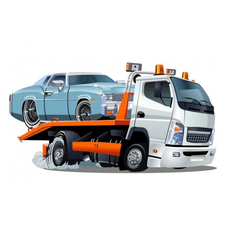 stickers camion blanc