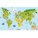 adhesif mural carte monde pas cher