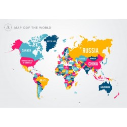 sticker planisphere rose