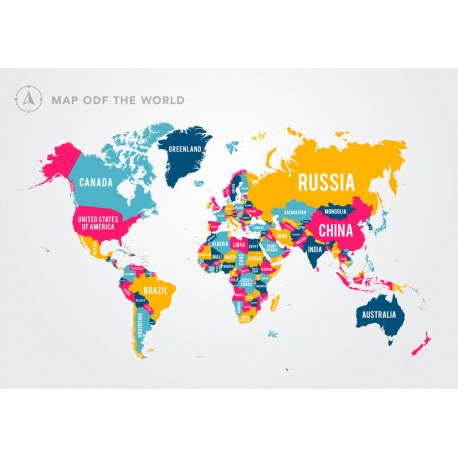 sticker planisphere rose