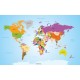 stickers carte du monde