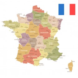 autocollant carte France pas cher