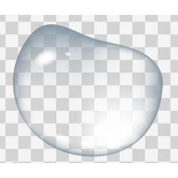 autocollants muraux eau bulle forme