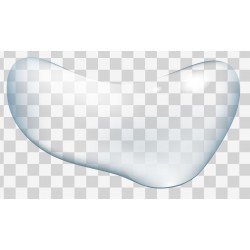 autocollants muraux eau bulle transparent