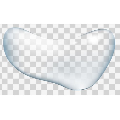 autocollants muraux eau bulle transparent