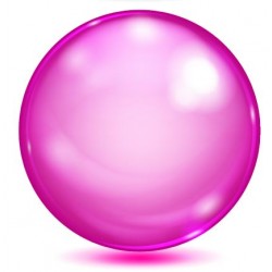 sticker mural bulle pastel violet