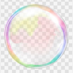 stickers bulle savon jaune