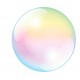 stickers bulle savon multicolores
