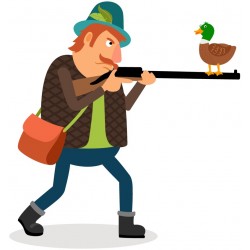 autocollant pecheur geant