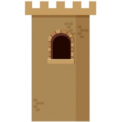 sticker chevalier avec epee