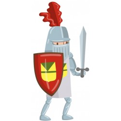 sticker personnage roi deco