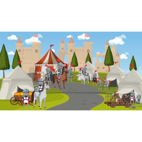 sticker theme moyen age