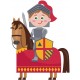 stickers chevalier deco