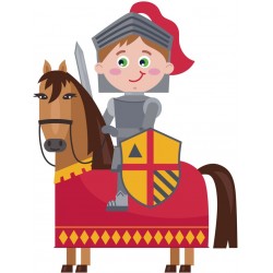 stickers chevalier deco