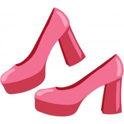 sticker chaussure geant