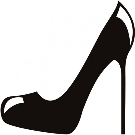 sticker chaussure violet