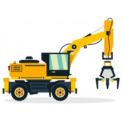 autocollant engin engirouleau geant