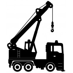 autocollant mural chantier geant